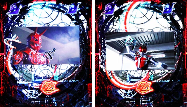 スマぱち・仮面ライダー電王・リーチ後予告