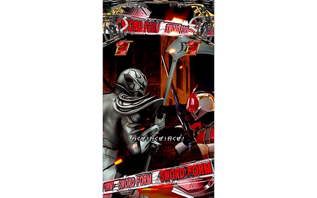 スマぱち・仮面ライダー電王・ソードフォームVSデスイマジンバトル