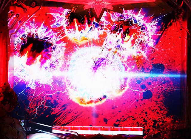 パチンコ・DD北斗の拳3・リーチ後予告