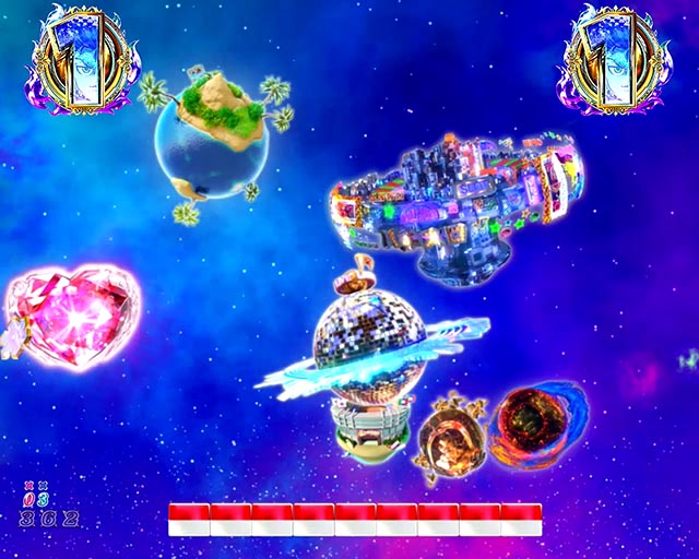 パチンコ・DD北斗の拳3・リーチ後予告