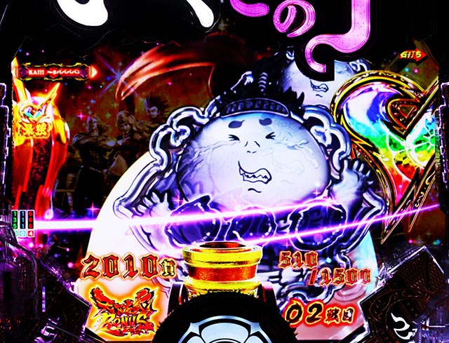 ぱちんこ・いくさの子織田三郎信長伝・［戦極RUSH］織田信長モード（ラウンド中演出）