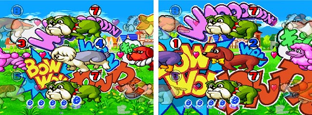 ぱちんこ・わんわんパラダイスCELEBRATION・初代モード中・主要演出