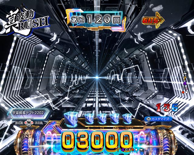 ぱちんこ・宇宙戦艦ヤマト2202超波動・［前半44回転］主要演出