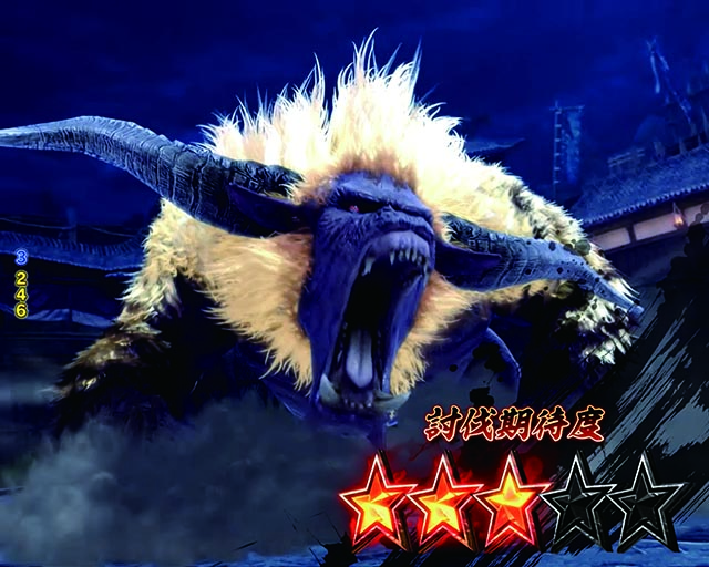 ぱちんこ・モンスターハンターライズ・金獅子強襲