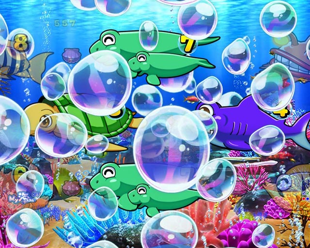 大海物語5・ラグーンモード中・主要演出