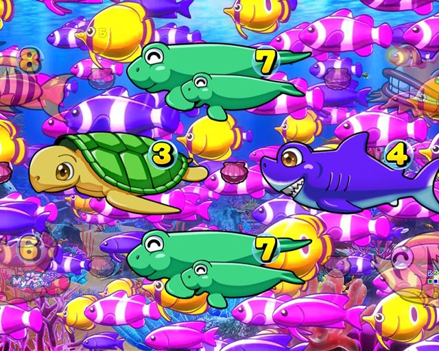 大海物語5・ラグーンモード中・主要演出