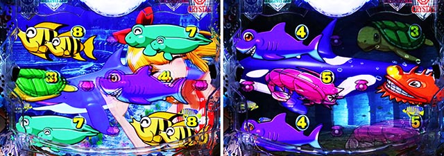 大海物語5・アトランティスモード中・主要演出