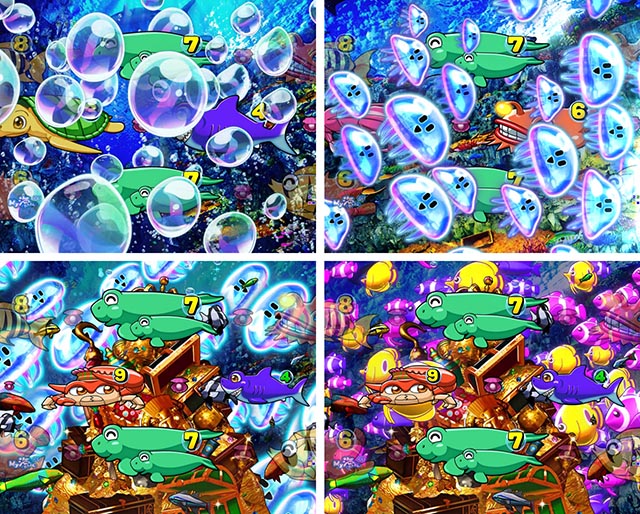 大海物語5・トレジャーモード中・主要演出