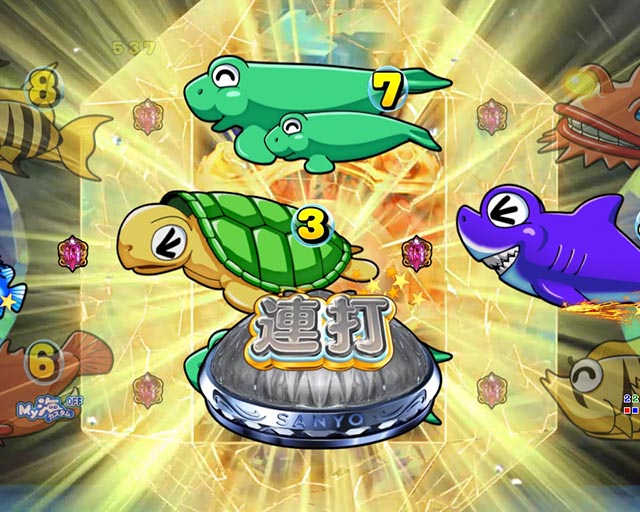 大海物語5・クリスタルモード専用リーチ