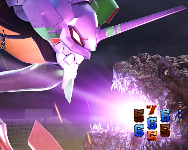 ぱちんこ・ゴジラ対エヴァンゲリオン セカンドインパクト・エヴァ系リーチ