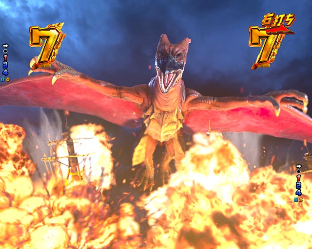 ぱちんこ・ゴジラ対エヴァンゲリオン セカンドインパクト・［海戦モード］バトル演出