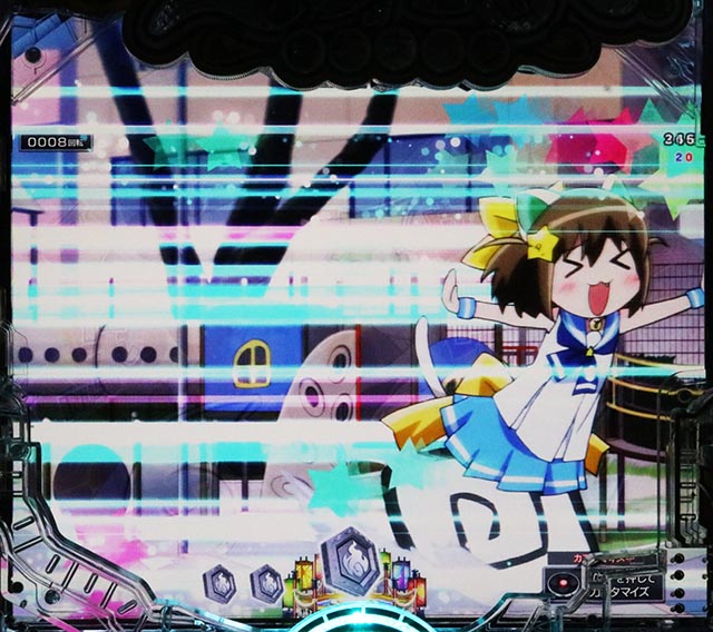 ぱちんこ・えとたま2・リーチ前予告