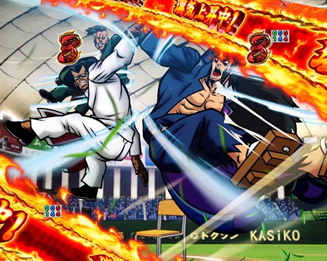 ぱちんこ・押忍番長漢の頂・番長ダブルス対決SPリーチ