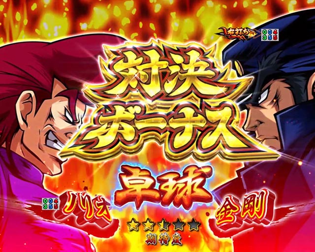 ぱちんこ・押忍番長漢の頂・RUSH中・大当りの種類