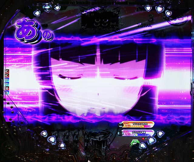 ぱちんこ・俺の妹がこんなに可愛いわけがない（俺妹）・［RUSH＆LT］当該変動予告