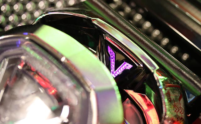 ぱちんこ・フィーバー戦姫絶唱シンフォギア4・隠れVランプ