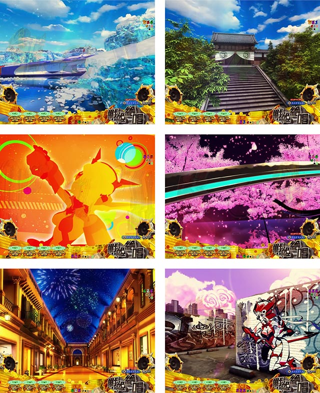 ぱちんこ・フィーバー戦姫絶唱シンフォギア4・背景変化予告