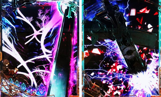 ぱちんこ・ソードアート・オンライン 閃光の軌跡・リーチ前予告