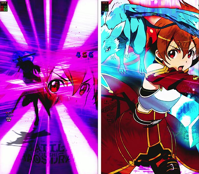 ぱちんこ・ソードアート・オンライン 閃光の軌跡・［SWORD RUSH＆LT後半］主要演出