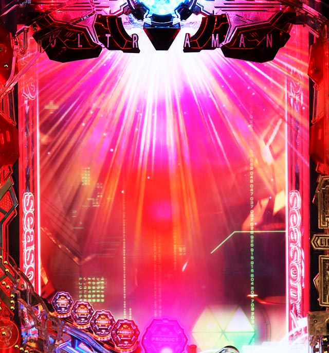 ぱちんこ・ULTRAMAN・リーチ前予告