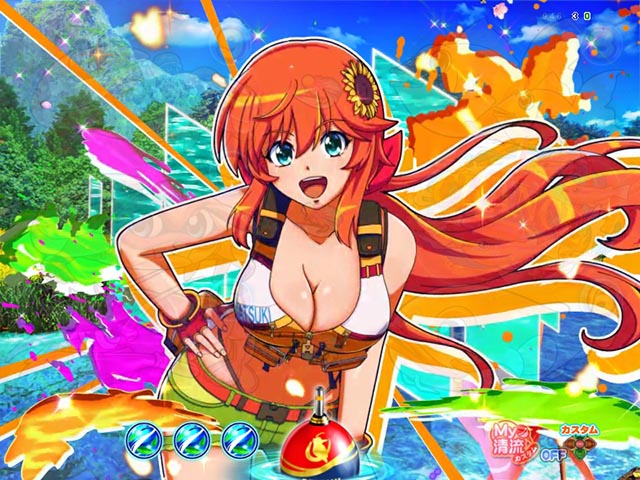 ぱちんこ・清流物語4・アクティブモード中演出