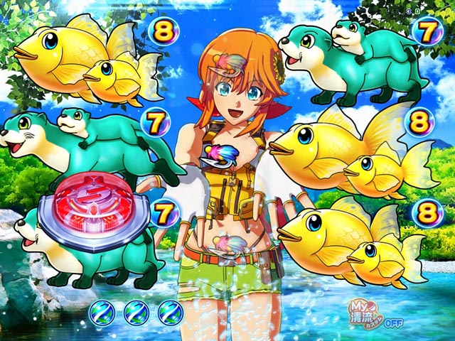 ぱちんこ・清流物語4・モード共通リーチ