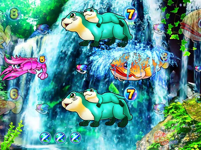 ぱちんこ・清流物語4・アクティブモード中リーチ