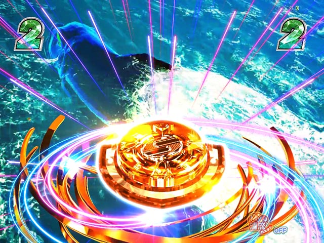 ぱちんこ・清流物語4・釣りパチモード中リーチ