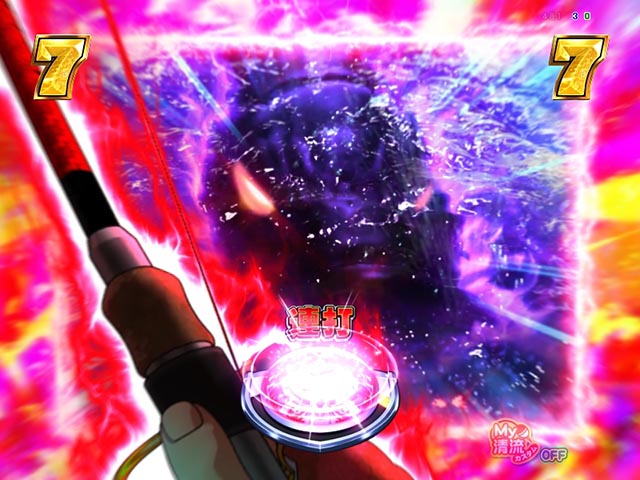 ぱちんこ・清流物語4・釣りパチモード中リーチ