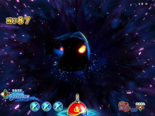 ぱちんこ・清流物語4・［清流チャンス］ヌシバトルモード中・主要演出