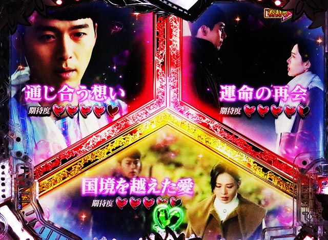 ぱちんこ・愛の不時着・［愛の降臨RUSH］主要演出