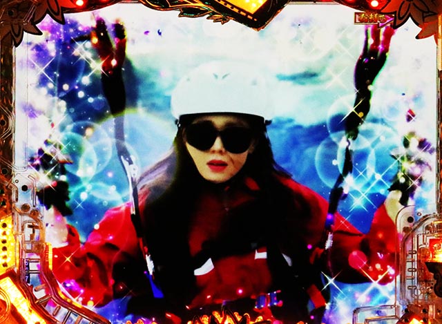 ぱちんこ・愛の不時着・右打ち中・昇格演出