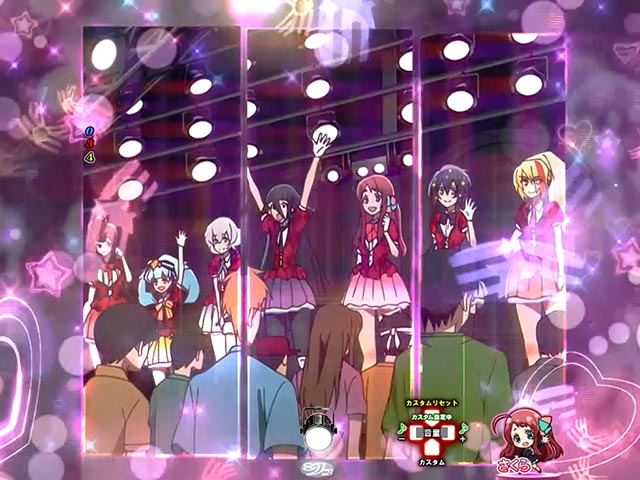 ぱちんこ・ゾンビランドサガ・残り保留消化演出(チェキ会ステージ)