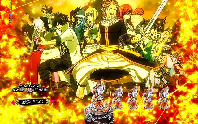 ぱちんこ・フェアリーテイル（FT）・七炎竜RUSH