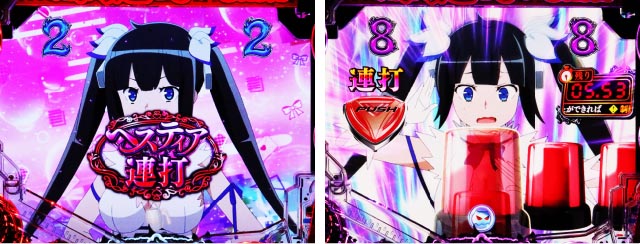 パチンコ・ダンまち2・ヘスティア連打