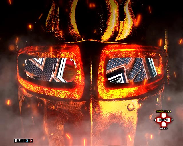 ぱちんこ・真北斗無双第5章ドデカSTART・リーチ前予告