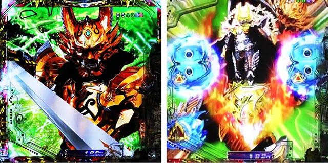 ぱちんこ・牙狼神速神撃3000LT・連続予告