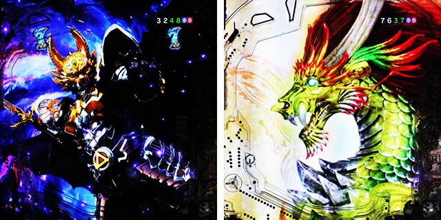 ぱちんこ・牙狼神速神撃3000LT・テンパイ後予告