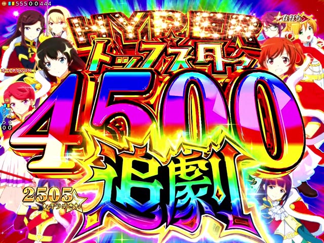 ぱちんこ・少女☆歌劇 レヴュースタァライト・右打ち中・大当りの種類