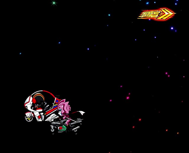 スマパチ仮面ライダーBLACKRUSH中・昇格＆保留連演出