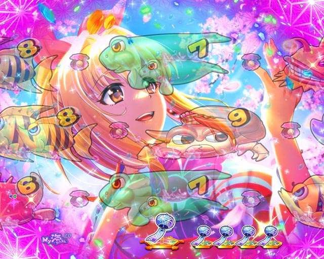 ぱちんこ・海物語 極JAPAN・春風モード中予告