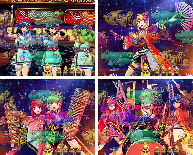 ぱちんこ・海物語 極JAPAN・花火モード中予告