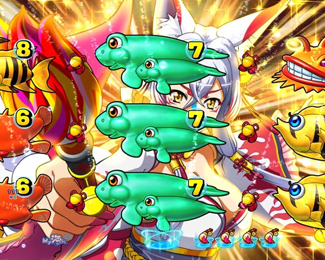 ぱちんこ・海物語 極JAPAN・火鈴モード中予告