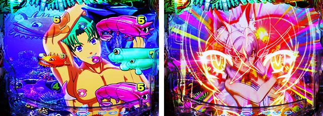 ぱちんこ・海物語 極JAPAN・海モード中リーチ