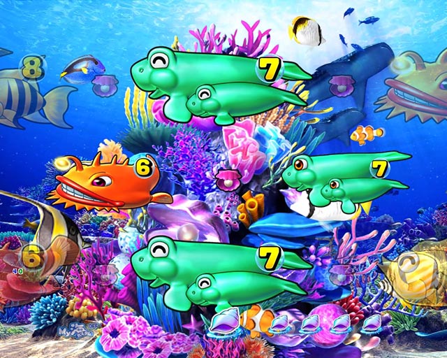 ぱちんこ・海物語 極JAPAN・海モード中リーチ