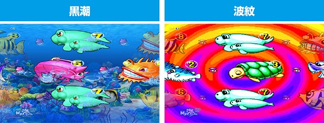 ぱちんこ・海物語3R3・主要演出