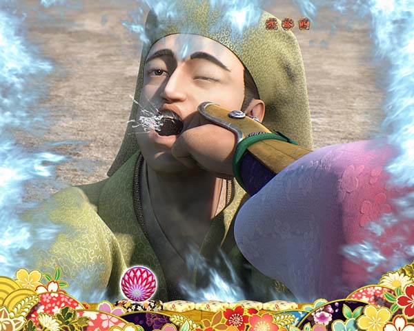 真花の慶次2リーチ前&後予告(加賀・京都モード)・期待度