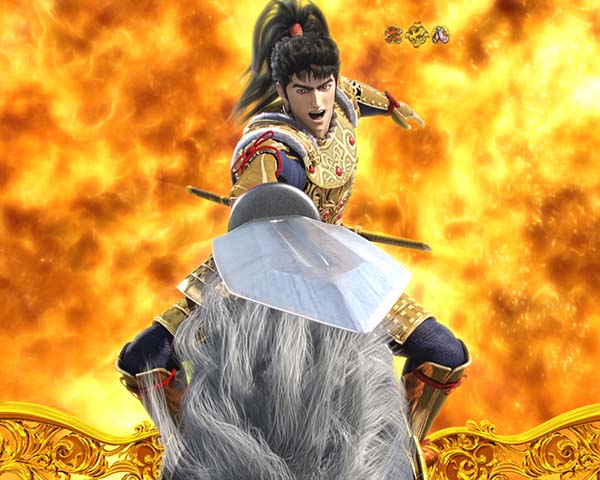 真花の慶次2リーチ前&後予告(小田原・松風モード)・期待度