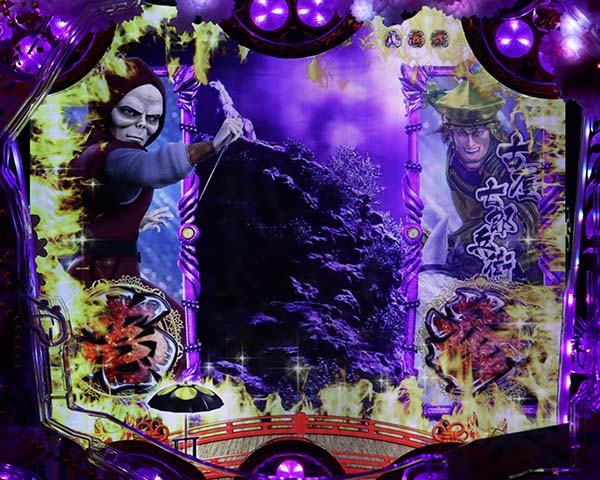 真花の慶次2リーチ前&後予告(小田原・松風モード)・期待度