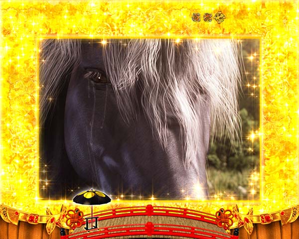 真花の慶次2リーチ前&後予告(小田原・松風モード)・期待度